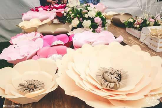 Flores de papel deco