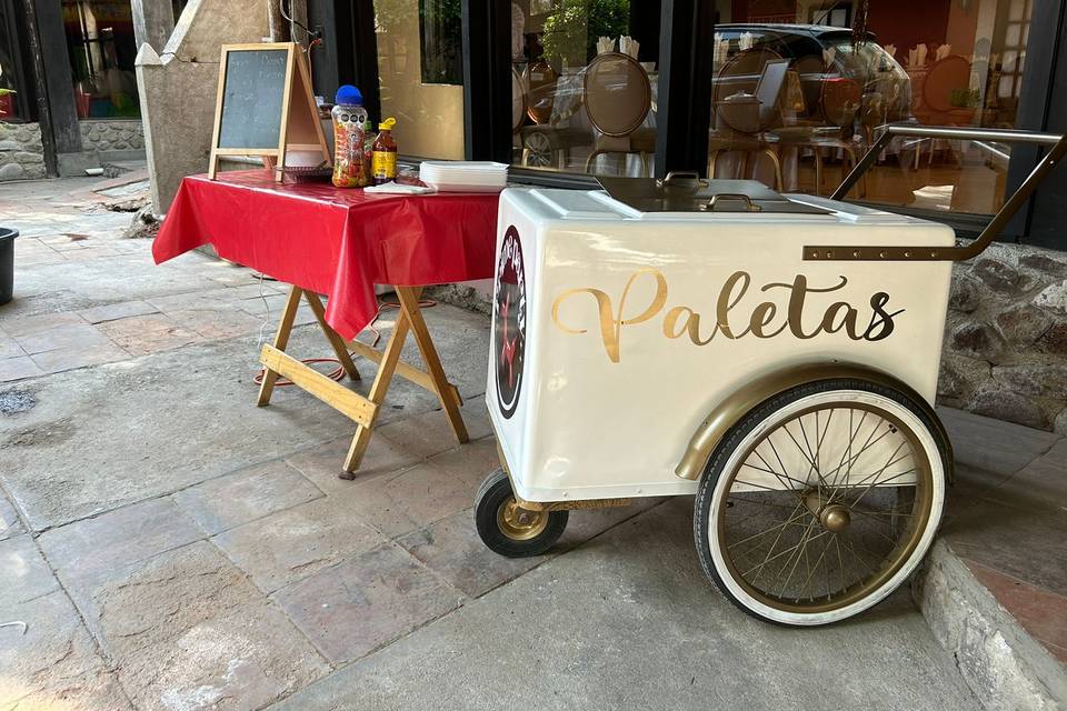 Carrito de paletas