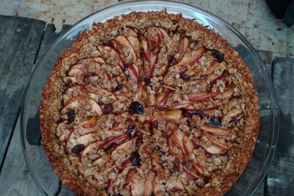 Tarta Vegana de Manzana