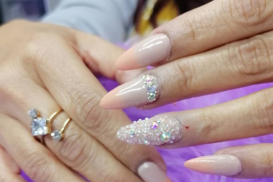 Soft gel con deco largo 4