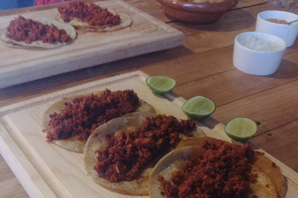 Tacos campechanos