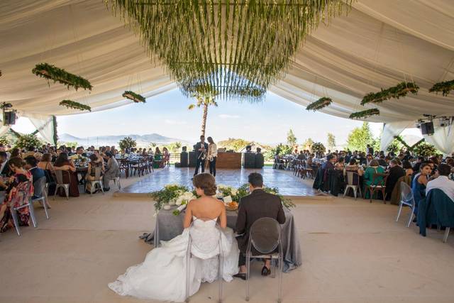 Banquete y pista de baile