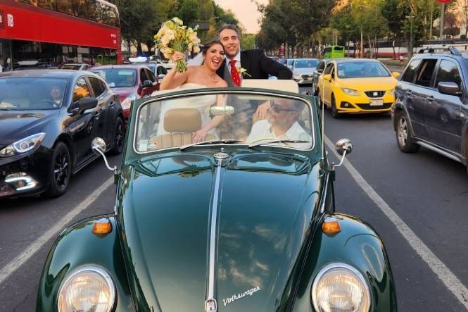Vw clásico vocho renta para bodas