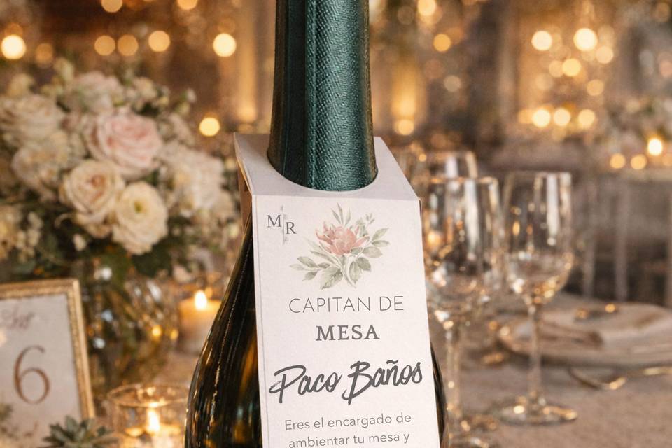 Botella capitan mesa