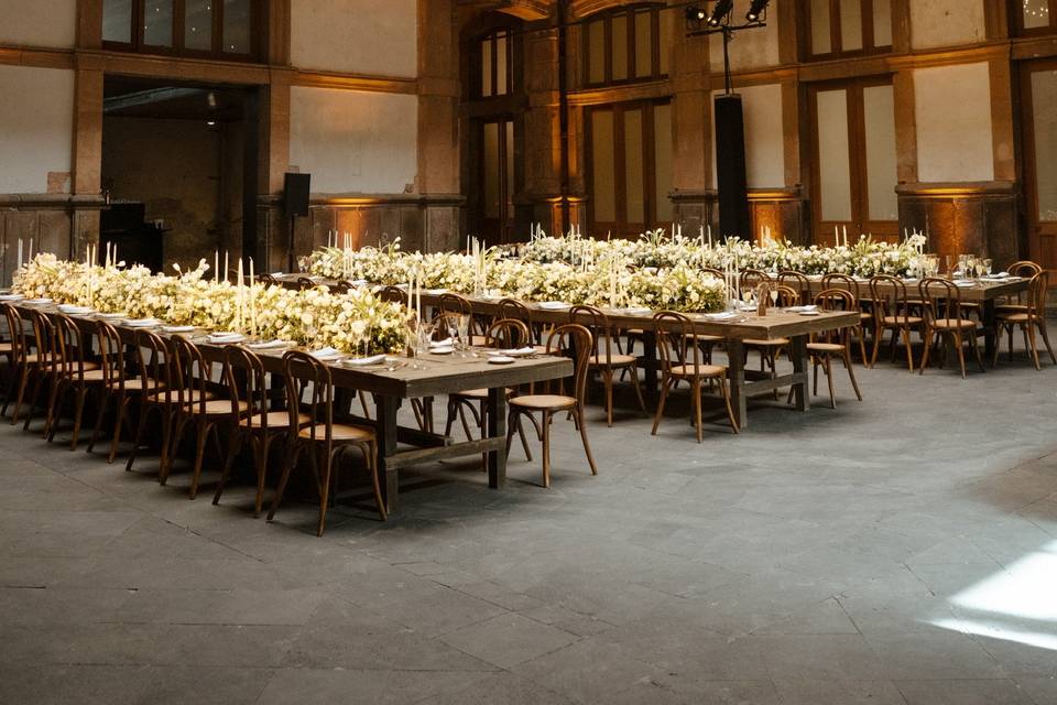 Flores y producción de boda