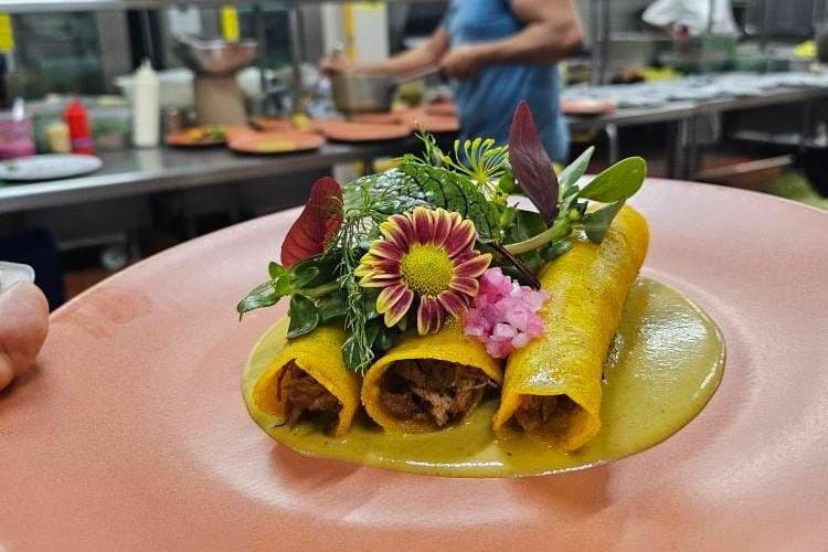 Enchiladas de pato