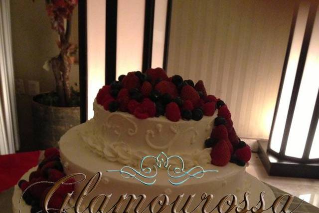 Pastel magnífico de queso