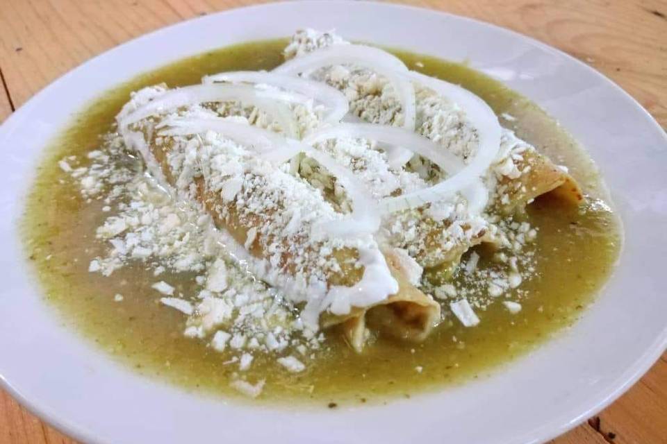 Enchiladas verdes