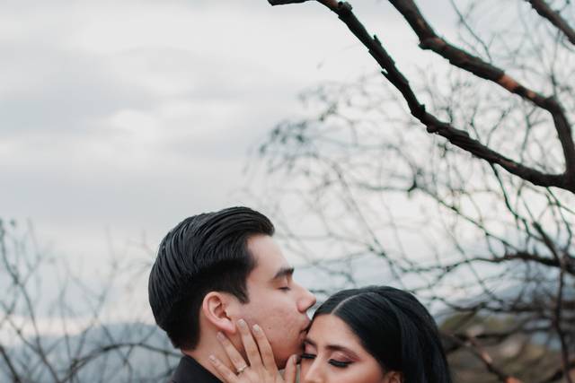 Pareja en el campo