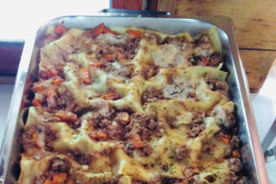 Lasagna bologñesa