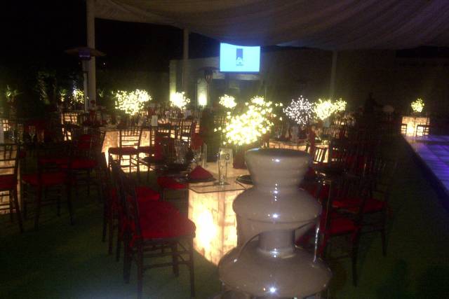 Una boda por la noche