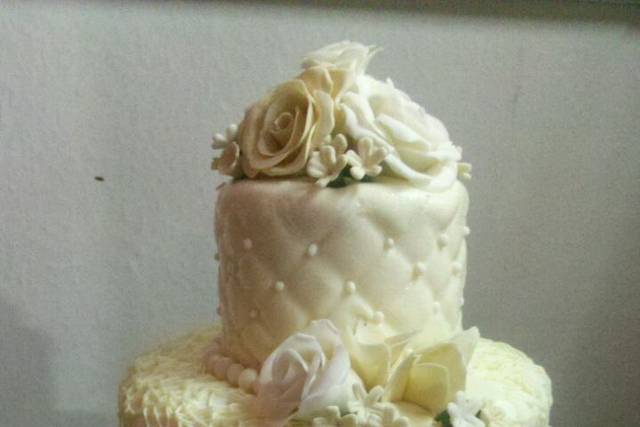 Pastel de boda fondant