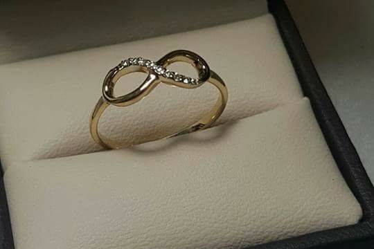 Infinito oro 14k para novia.