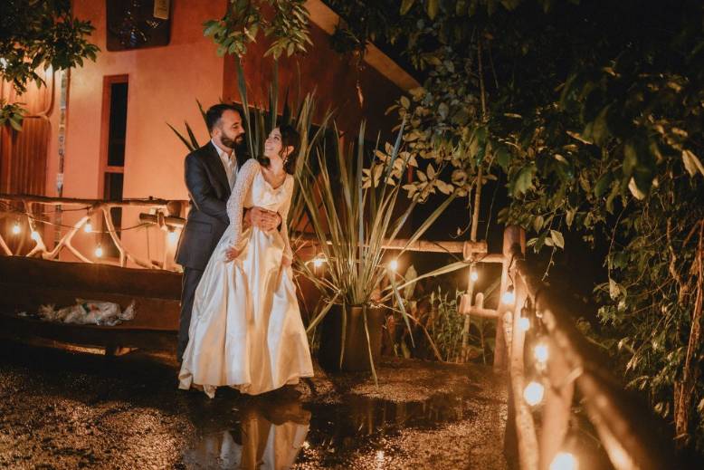 Novios terraza