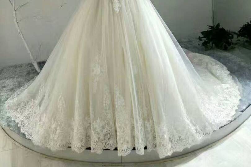 Vestido corte princesa