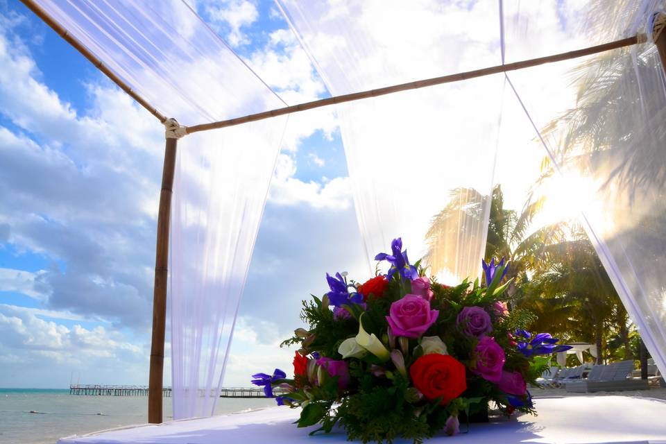 Gazebo flores