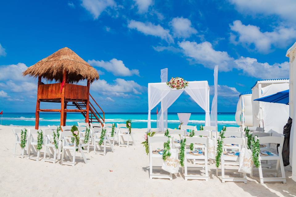 Gazebo playa arena