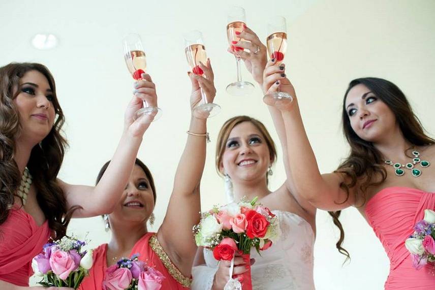 Brindis con las damas de honor