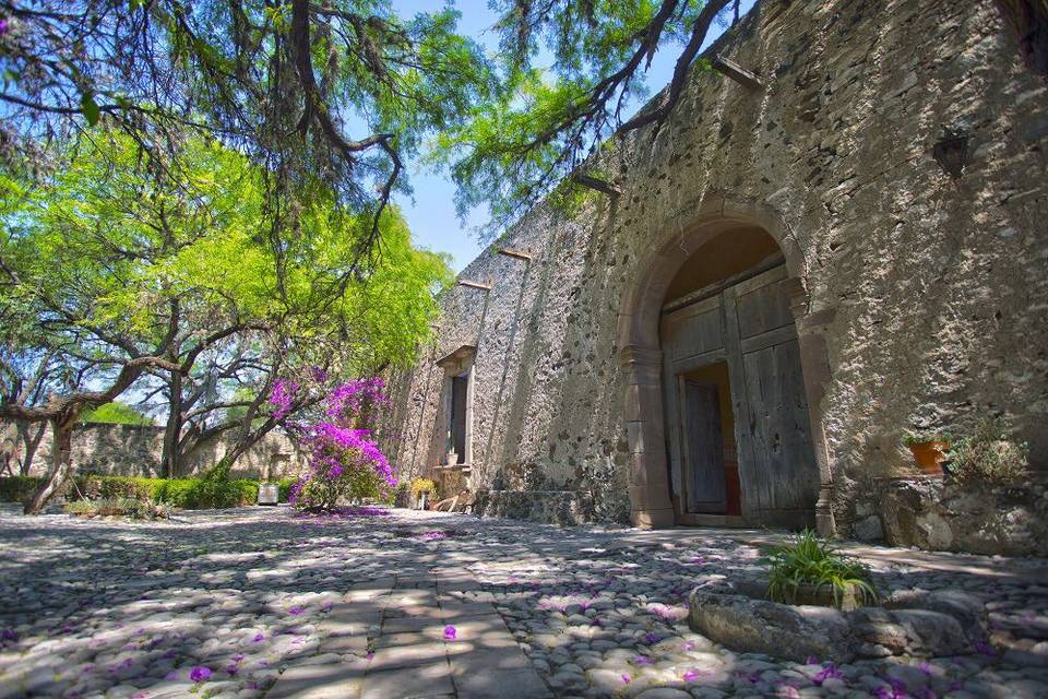 Vista del patio exterior