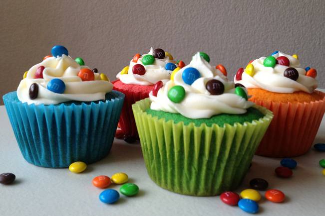 Variedad de cupcakes