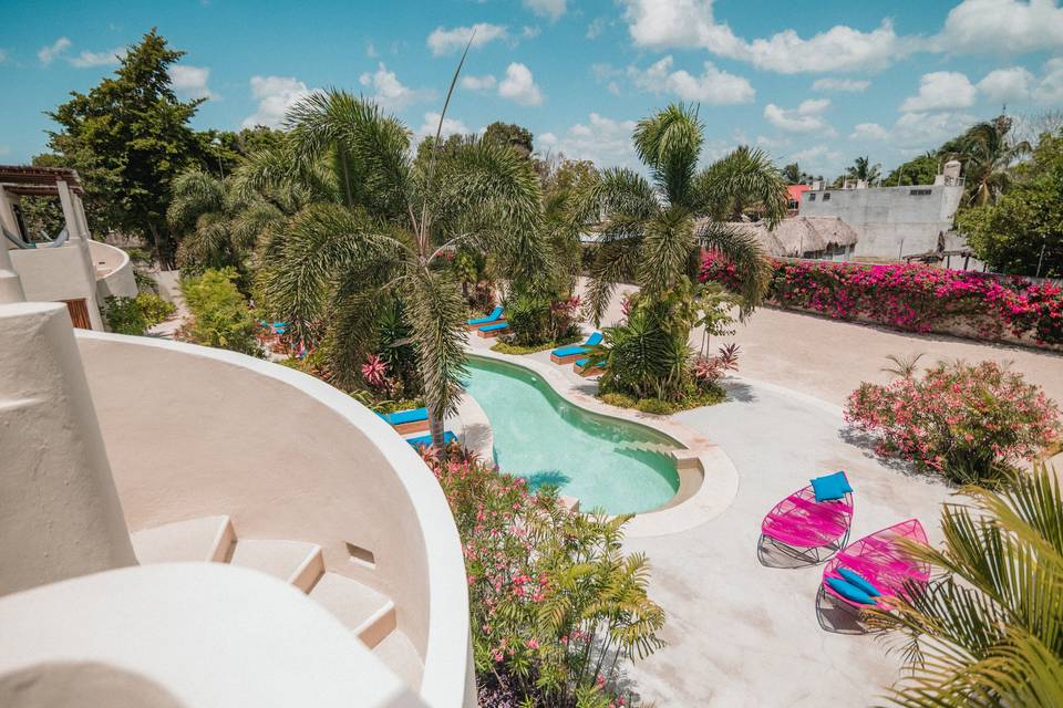 Hotel Blue Palm Bacalar