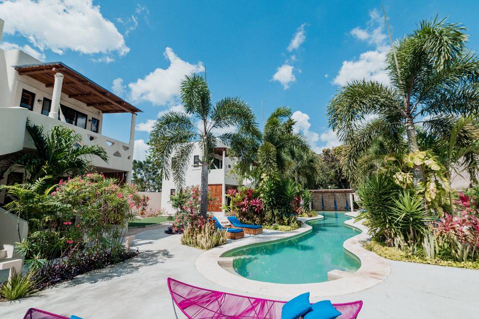 Hotel Blue Palm Bacalar
