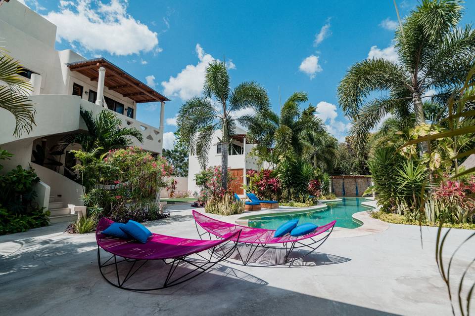 Hotel Blue Palm Bacalar