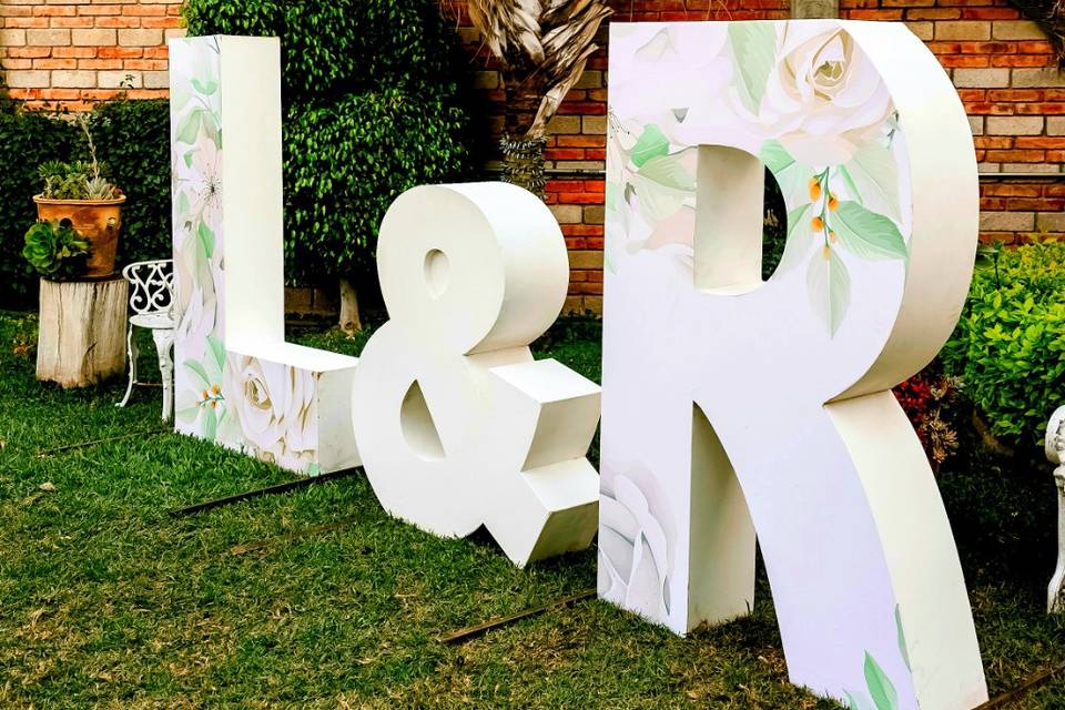 Letras personalizadas