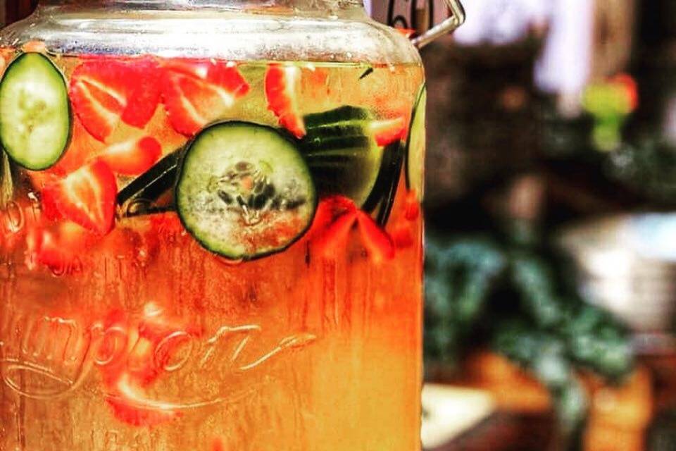 Coctel con pepino
