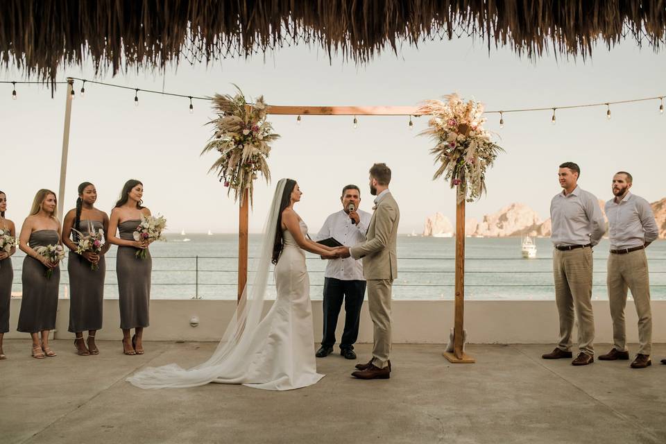 Ceremonia con vistas