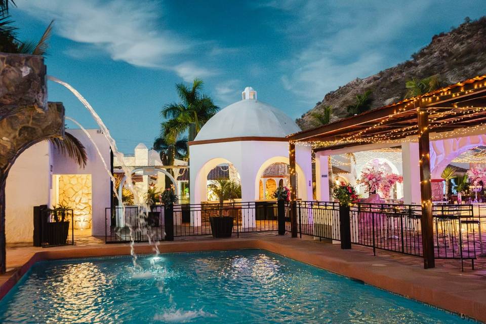 Atardecer en la Hacienda