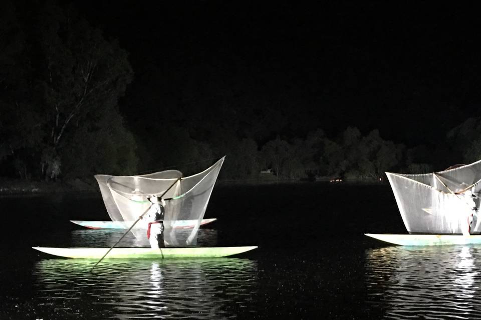Iluminación en lago