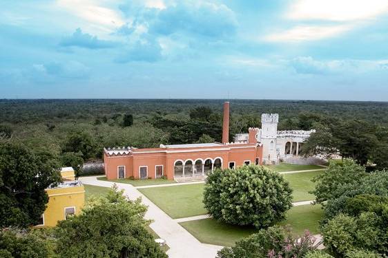 Panorámica de la hacienda