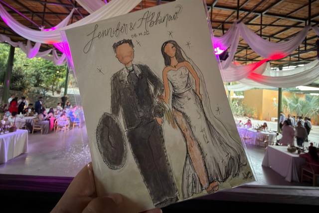 Bloom Wedding Live Art