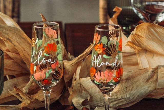 Luxury Painted Glasses