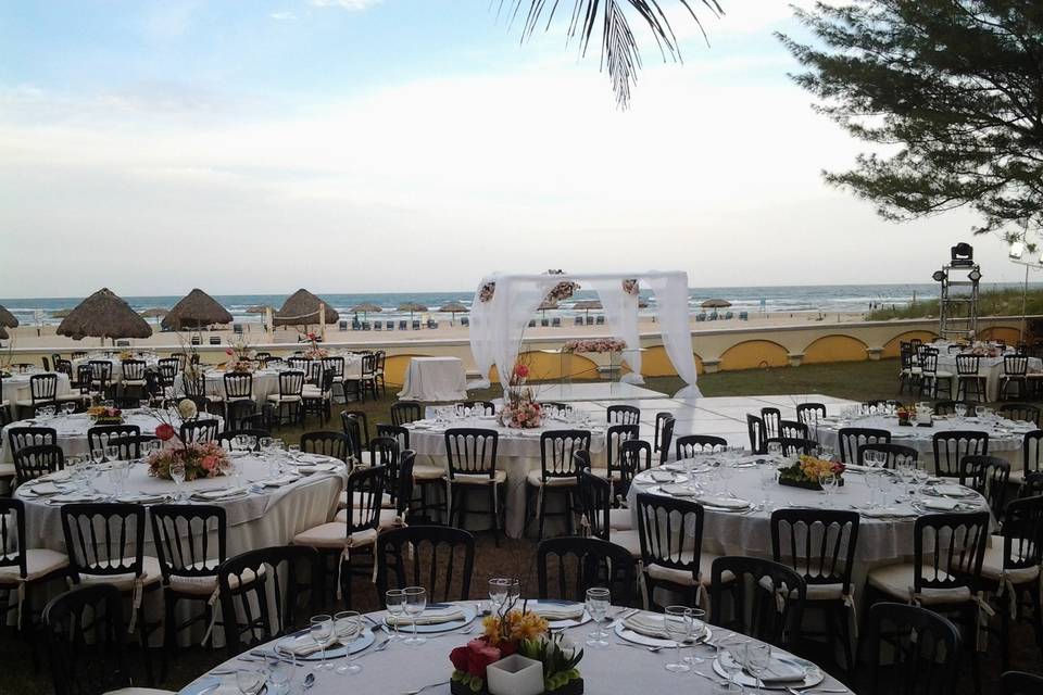 Boda en jardín