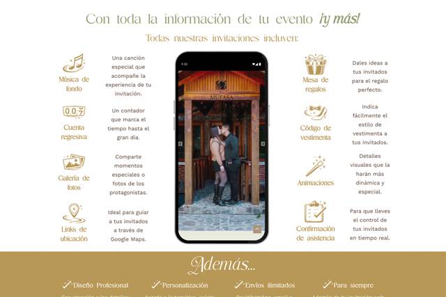 Invitaciones Auria Memories