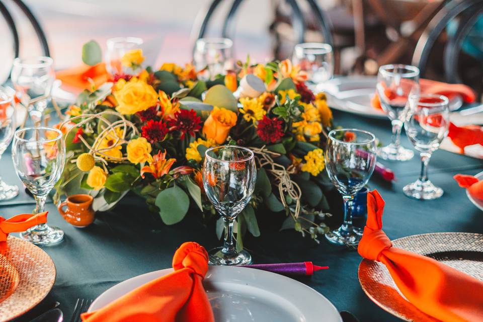 Centros de mesa boda