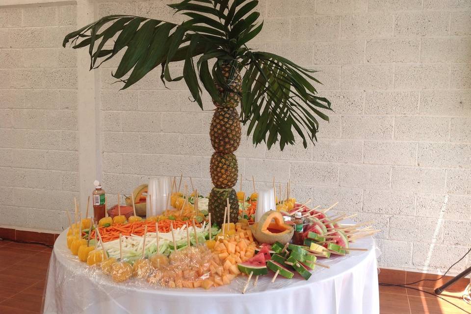 Mesa frutas