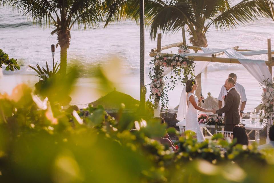 Boda en la playa