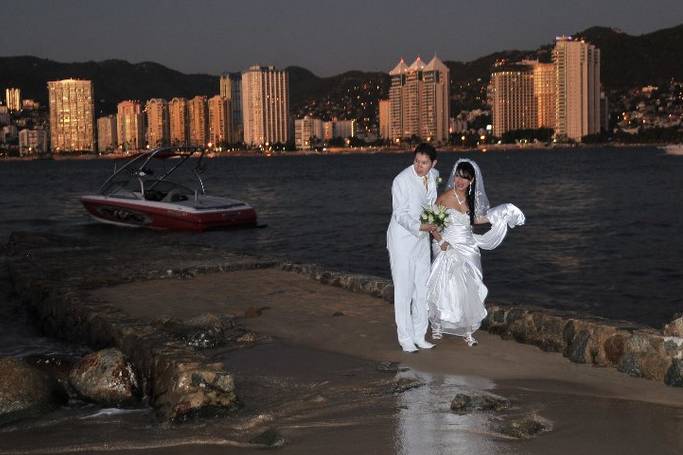 Boda en la playa