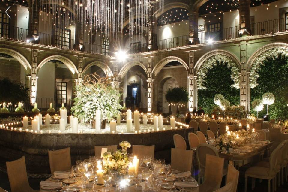 Banquete en edificio histórico