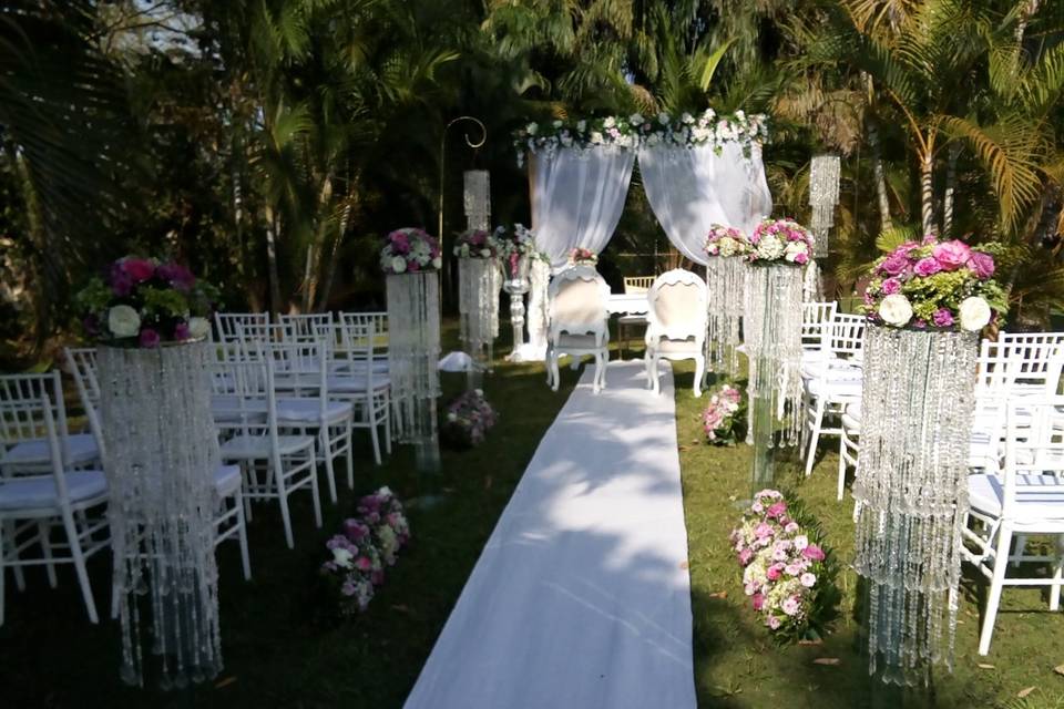 Boda civil jardín