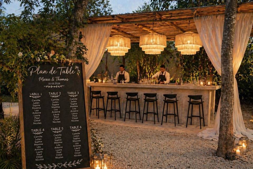 Outdoor Bar Area