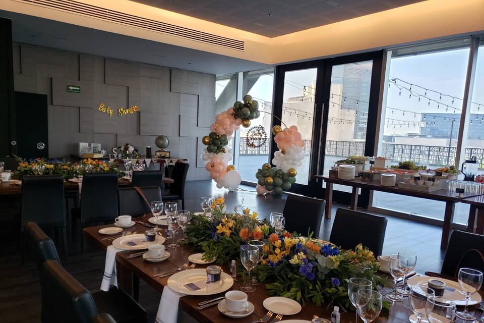 Hotel con espacios para celebraciones nupciales