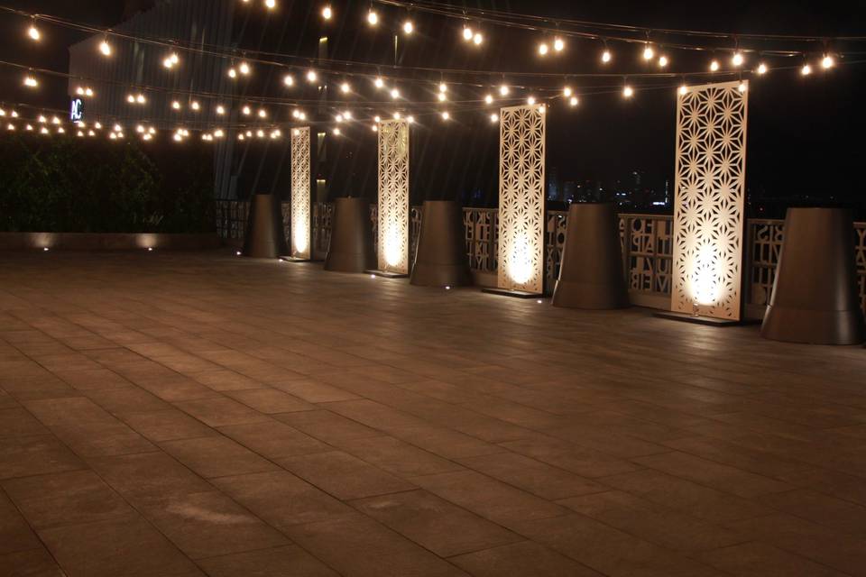 Hotel con espacios para celebraciones nupciales