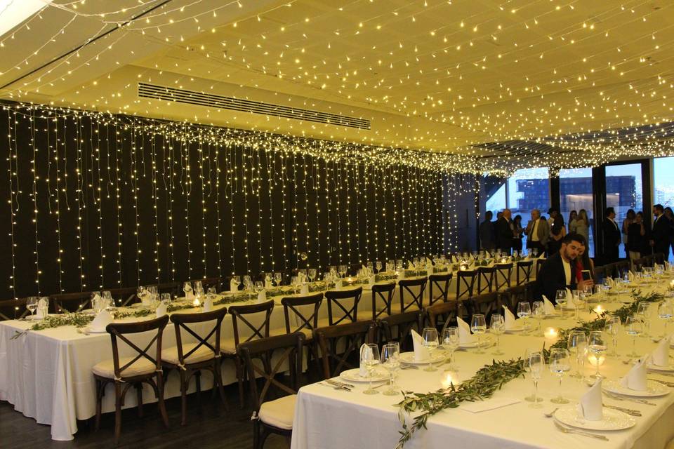 Hotel con espacios para celebraciones nupciales