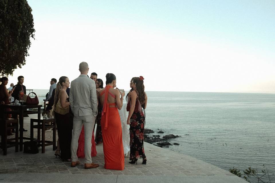 Villa con vistas al mar para fiestas
