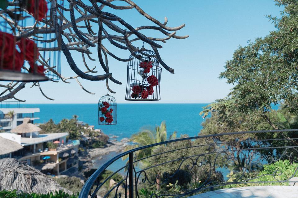 Villa con vistas al mar para fiestas