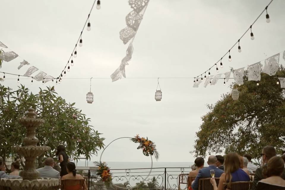 Villa con vistas al mar para fiestas